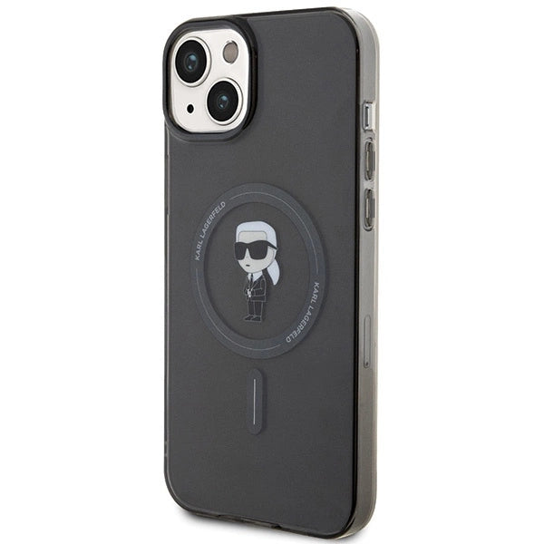 Karl Lagerfeld IML Ikonik MagSafe case for iPhone 15 Plus - black_1