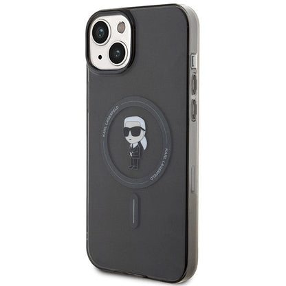 Karl Lagerfeld IML Ikonik MagSafe case for iPhone 15 Plus - black_1