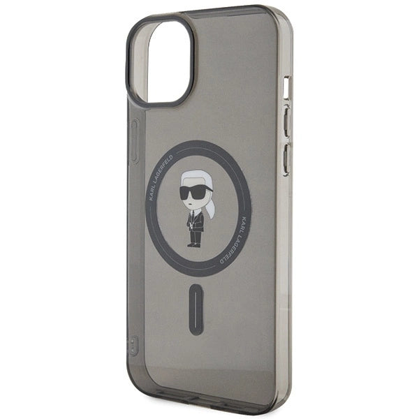 Karl Lagerfeld IML Ikonik MagSafe case for iPhone 15 Plus - black_5
