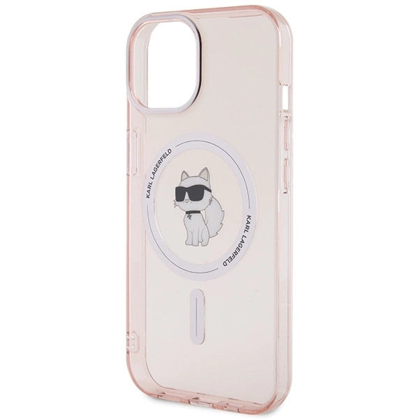 Karl Lagerfeld IML Choupette MagSafe case for iPhone 15 - pink_5