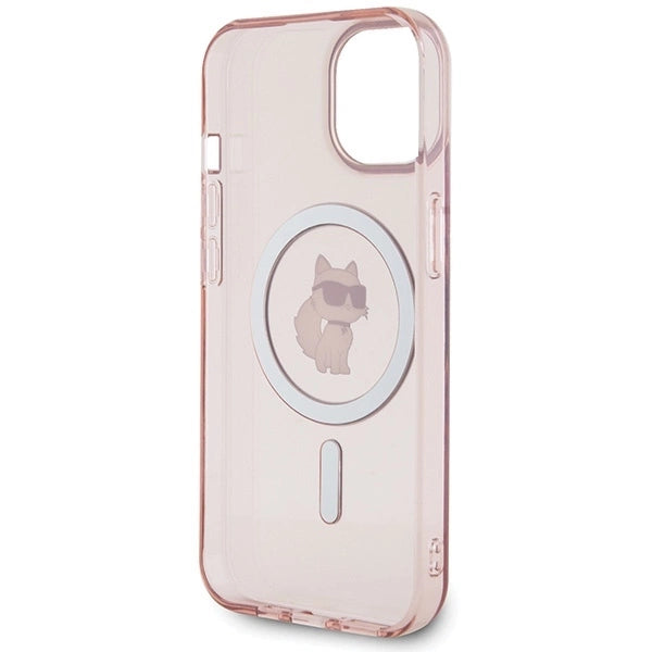 Karl Lagerfeld IML Choupette MagSafe case for iPhone 15 - pink_6