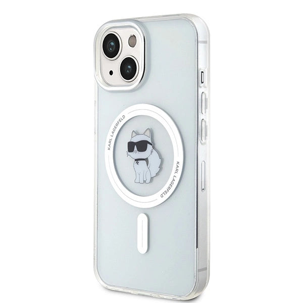 Karl Lagerfeld IML Choupette MagSafe case for iPhone 15 - transparent_1