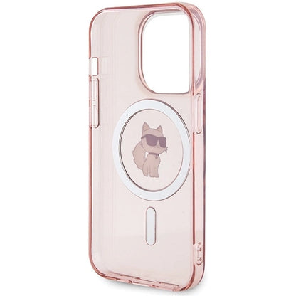 Karl Lagerfeld IML Choupette MagSafe case for iPhone 15 Pro Max - pink_6