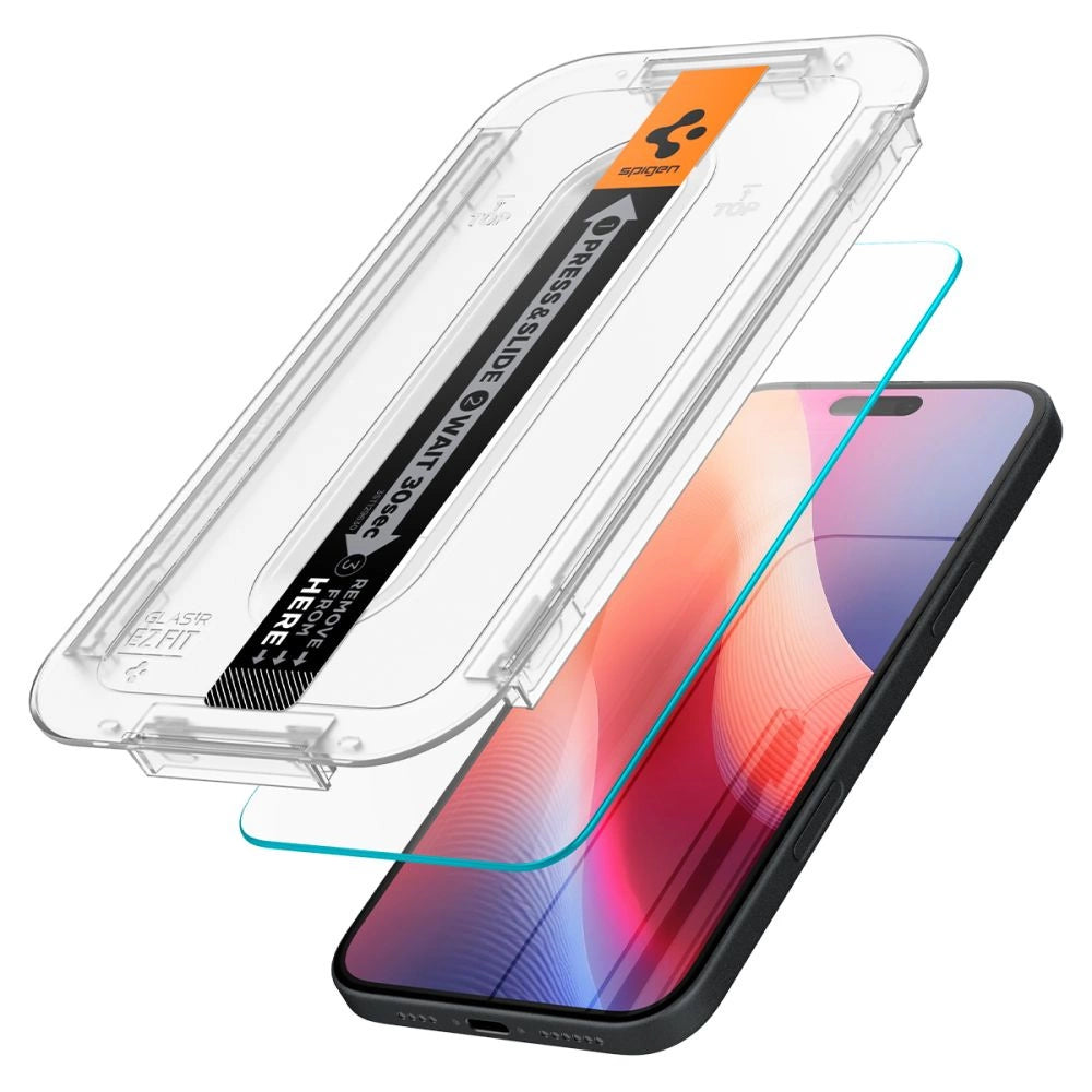 Spigen Glas.tR EZ Fit tempered glass for iPhone 15 / 16 - 2 pcs._2