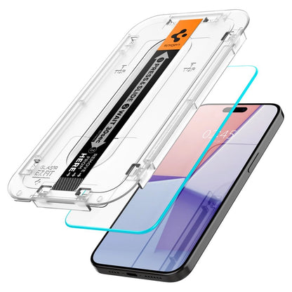 Spigen Glas.tR EZ Fit Tempered Glass for iPhone 15 Pro_2
