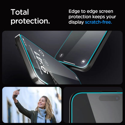 Spigen Glas.tR EZ Fit Tempered Glass for iPhone 15 Pro_8