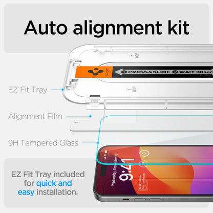 Spigen Glas.tR EZ Fit Tempered Glass for iPhone 15 Plus / 16 Plus_7