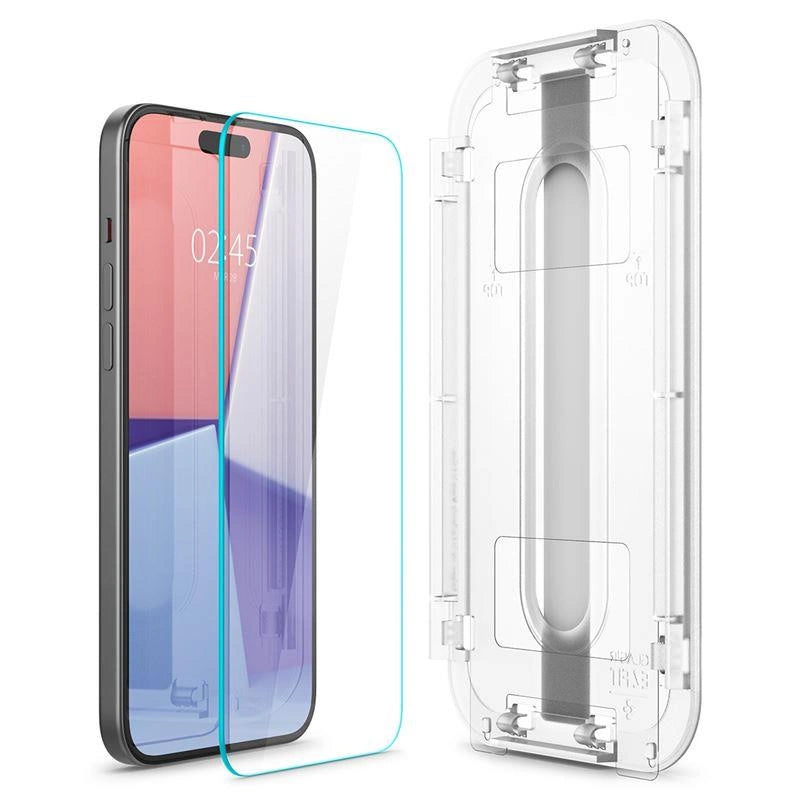 Spigen Glas.tR EZ Fit Tempered Glass for iPhone 15 Plus / 16 Plus - 2 pcs._1