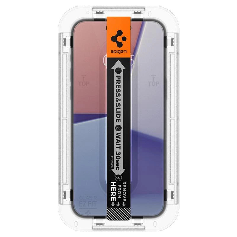Spigen Glas.tR EZ Fit Tempered Glass for iPhone 15 Plus / 16 Plus - 2 pcs._2