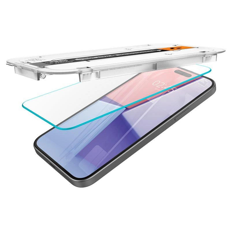 Spigen Glas.tR EZ Fit Tempered Glass for iPhone 15 Plus / 16 Plus - 2 pcs._3