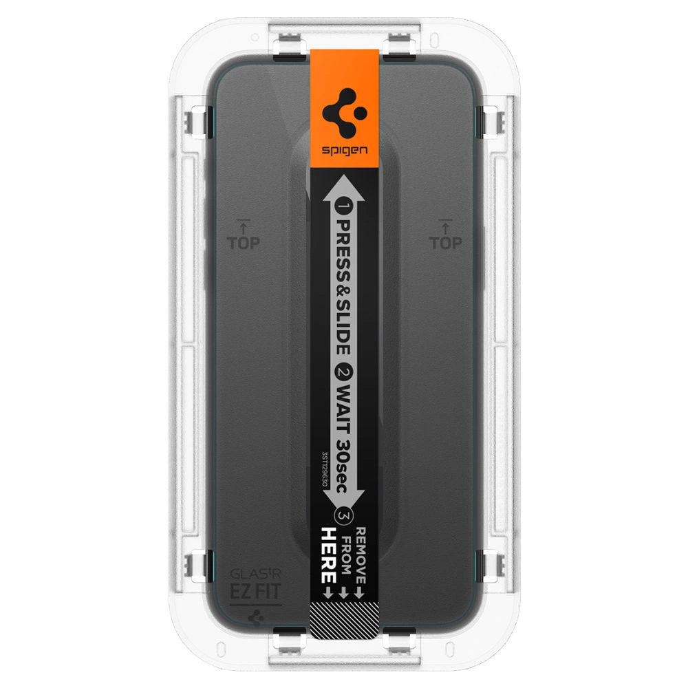 Spigen Glas.tR EZ Fit Tempered Glass for iPhone 15 Pro Max_4