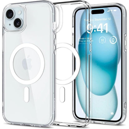Spigen Ultra Hybrid Mag Case with MagSafe for iPhone 15 - White_0