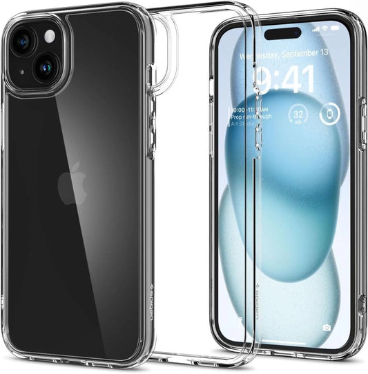 Spigen Ultra Hybrid iPhone 15 Case - Clear_0
