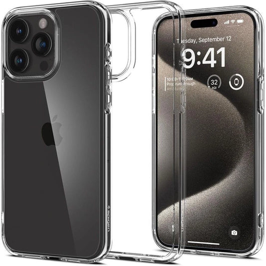 Spigen Ultra Hybrid iPhone 15 Pro Case - Clear_0