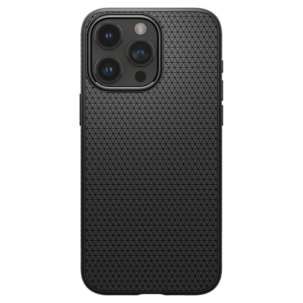 Spigen Liquid Air iPhone 15 Pro Case - Matte Black_1