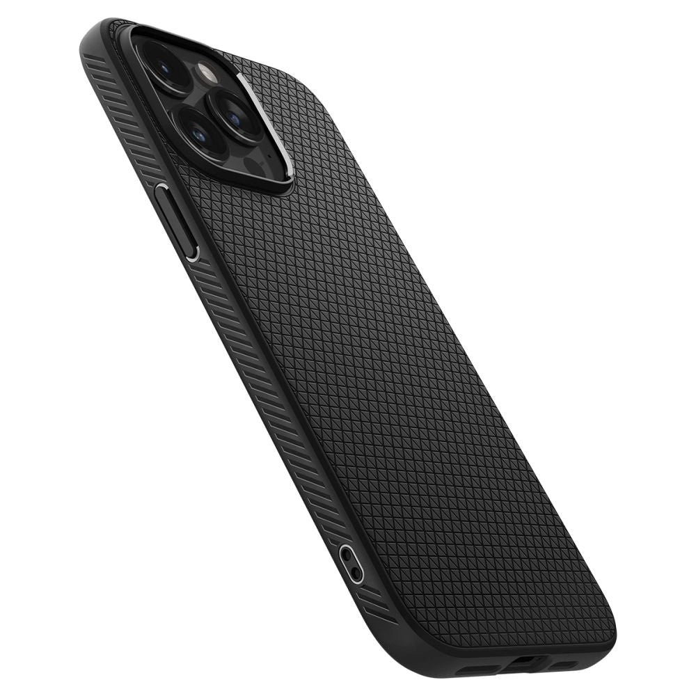 Spigen Liquid Air iPhone 15 Pro Case - Matte Black_8
