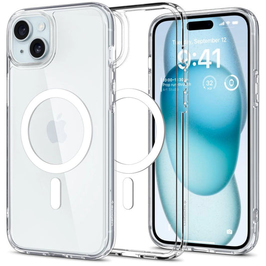 Spigen Ultra Hybrid Mag Case with MagSafe for iPhone 15 Plus - White_0