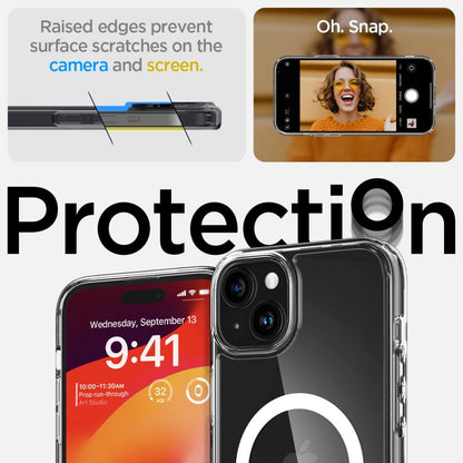 Spigen Ultra Hybrid Mag Case with MagSafe for iPhone 15 Plus - White_9