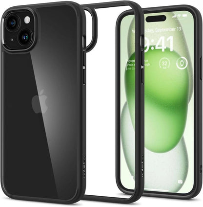 Spigen Ultra Hybrid iPhone 15 Plus Case - Matte Black_0