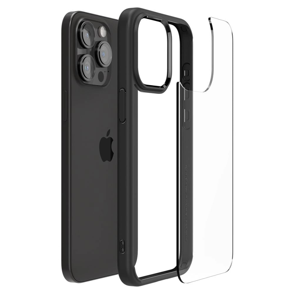 Spigen Ultra Hybrid iPhone 15 Pro Max Case - Matte Black_7