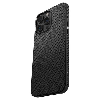 Spigen Liquid Air Case for iPhone 15 Pro Max - Matte Black_15