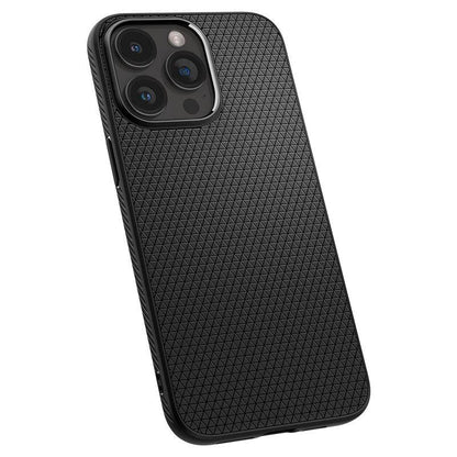 Spigen Liquid Air Case for iPhone 15 Pro Max - Matte Black_17
