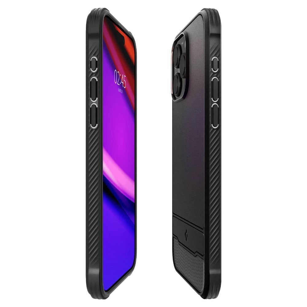 Spigen Rugged Armor Mag Case with MagSafe for iPhone 15 Pro Max - Matte Black_7