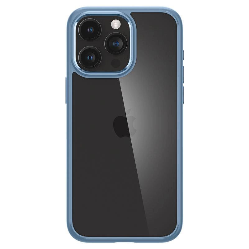 Spigen Crystal Hybrid Case for iPhone 15 Pro Max - Clear Blue_8