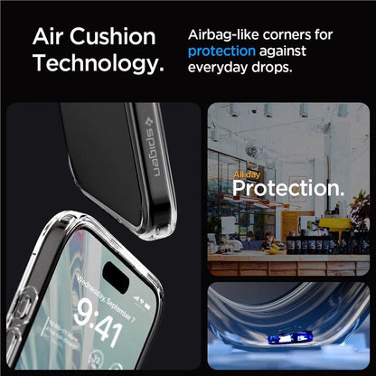 Spigen Crystal Hybrid Case for iPhone 15 Pro Max - Clear_0
