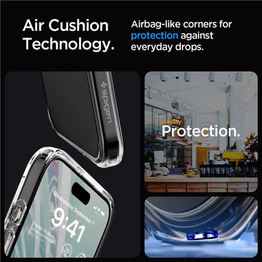 Spigen Crystal Hybrid Case for iPhone 15 Pro Max - Clear_0