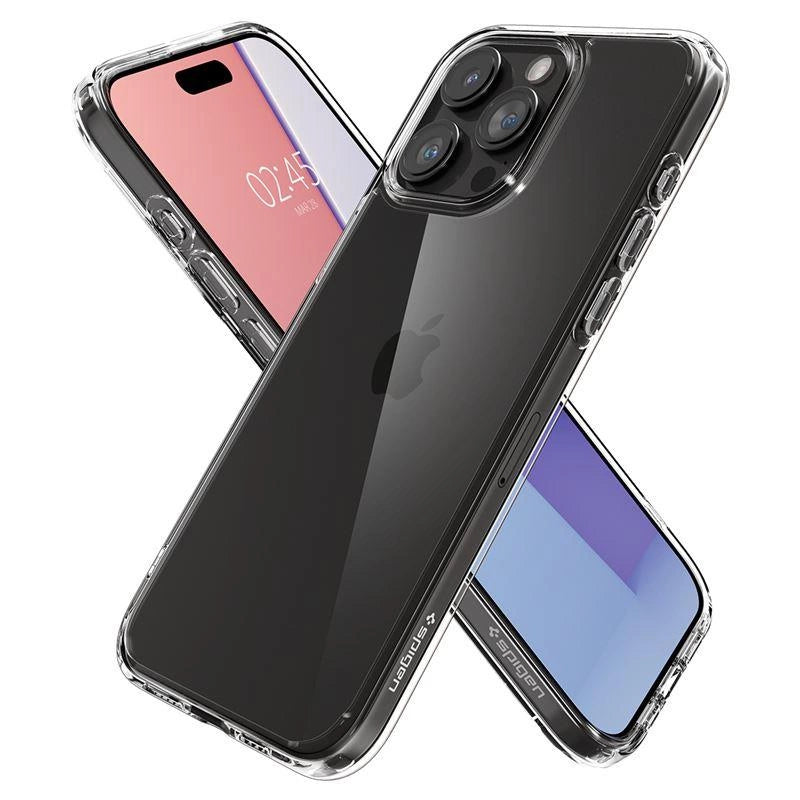 Spigen Crystal Hybrid Case for iPhone 15 Pro Max - Clear_11
