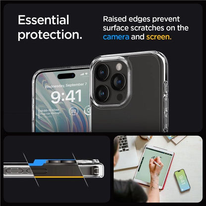 Spigen Crystal Hybrid Case for iPhone 15 Pro Max - Clear_1