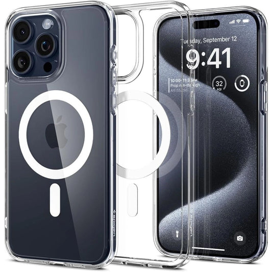 Spigen Ultra Hybrid Mag Case with MagSafe for iPhone 15 Pro - White_0
