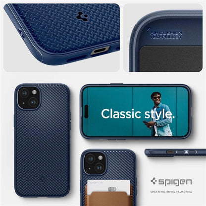 Spigen Mag Armor Case with MagSafe for iPhone 15 Plus - Blue_5