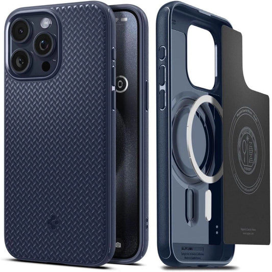 Spigen Mag Armor Case with MagSafe for iPhone 15 Pro Max - Blue_0