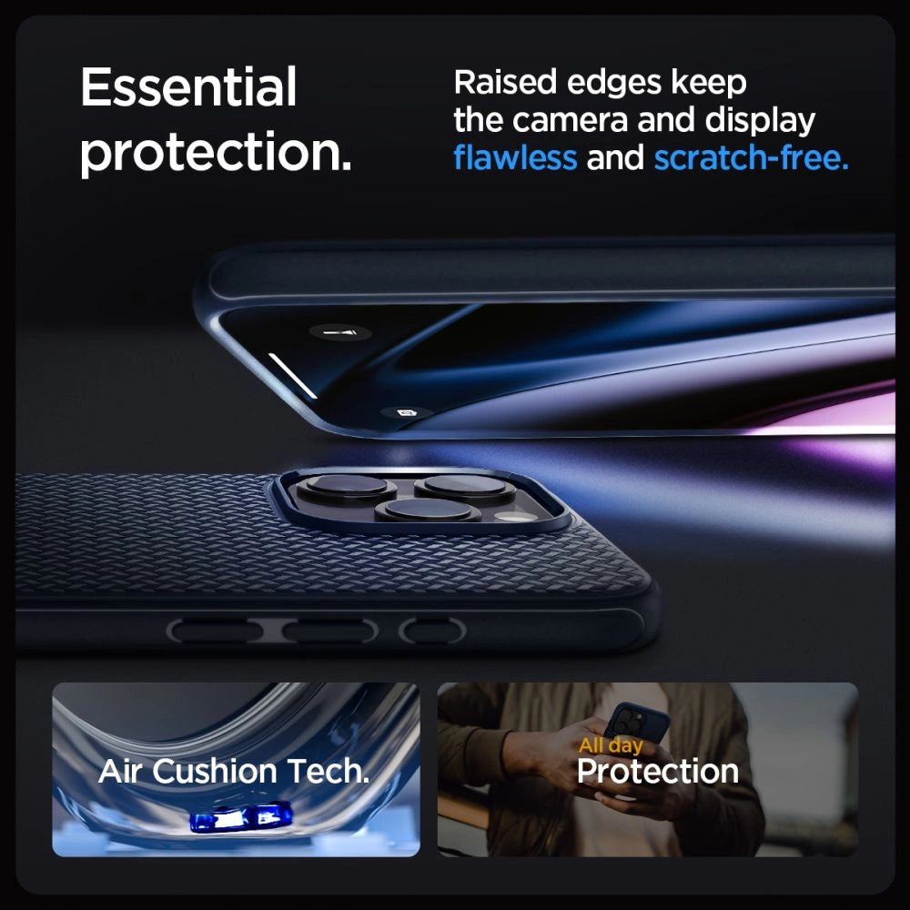 Spigen Mag Armor Case with MagSafe for iPhone 15 Pro Max - Blue_12