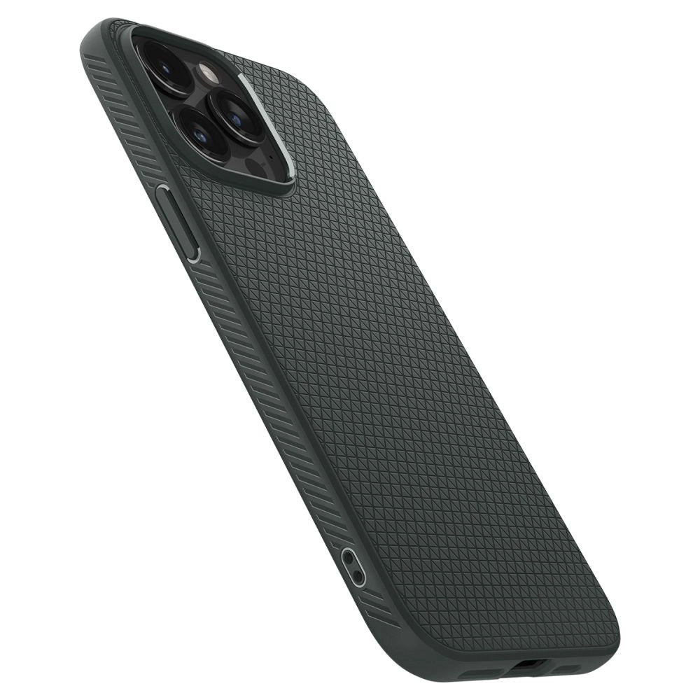 Spigen Liquid Air iPhone 15 Pro Max Case - Dark Green_8