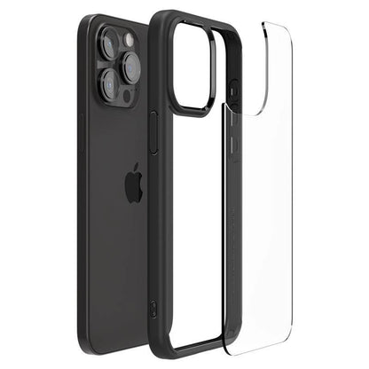 Spigen Crystal Hybrid iPhone 15 Pro Case - Black_12