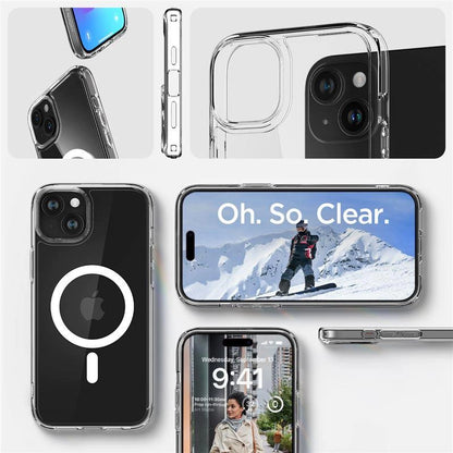 Spigen Crystal Hybrid MagSafe iPhone 15 Plus Case - Clear_4