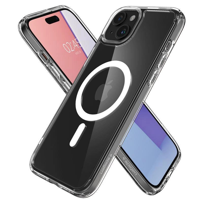 Spigen Crystal Hybrid MagSafe iPhone 15 Plus Case - Clear_8