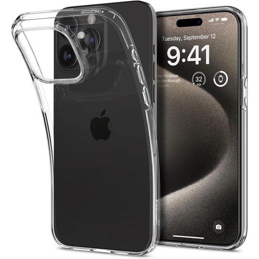 Spigen Liquid Crystal Case for iPhone 15 Pro Max - Clear_0