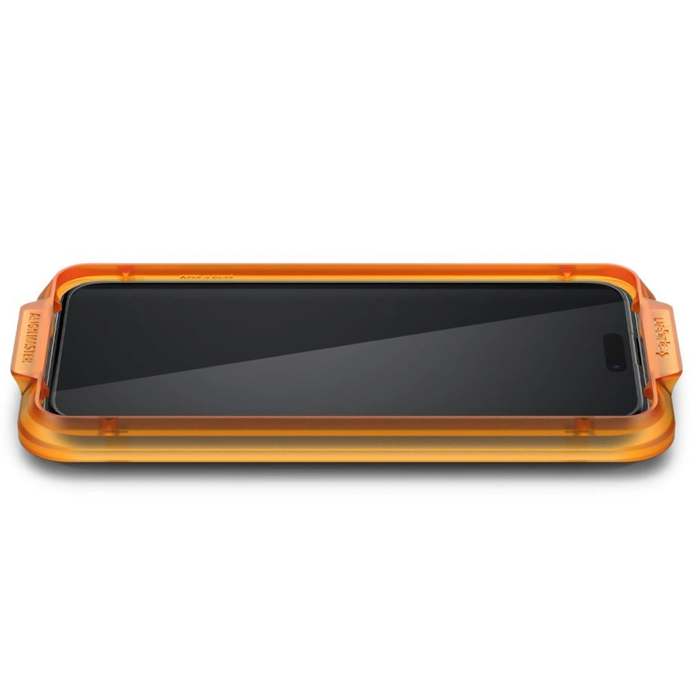 Spigen ALM Glass FC Tempered Glass for iPhone 15 Pro - Black 2 pcs._2