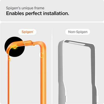 Spigen ALM Glass FC Tempered Glass for iPhone 15 Pro - Black 2 pcs._6