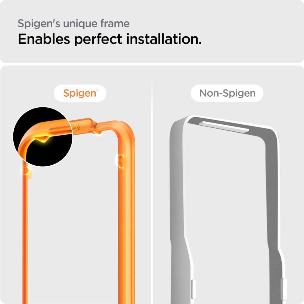 Spigen ALM Glass FC Tempered Glass for iPhone 15 Pro Max - Black 2 pcs._6