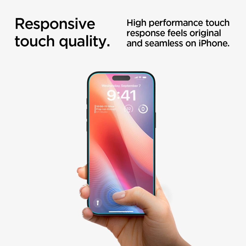 Spigen Glas.tR EzFit Privacy Tempered Glass for iPhone 15/16 with Adapter (2 pcs.)_12
