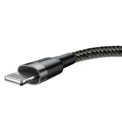 Baseus Cafule USB Lightning Cable 1,5A 2m (Gray+Black)_6