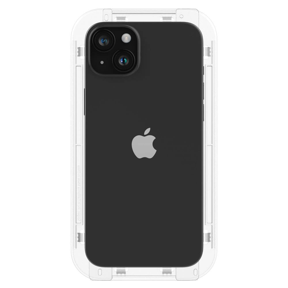 Spigen Glas.tR EZ Fit FC Tempered Glass for iPhone 15 Plus - Black 2 pcs._5