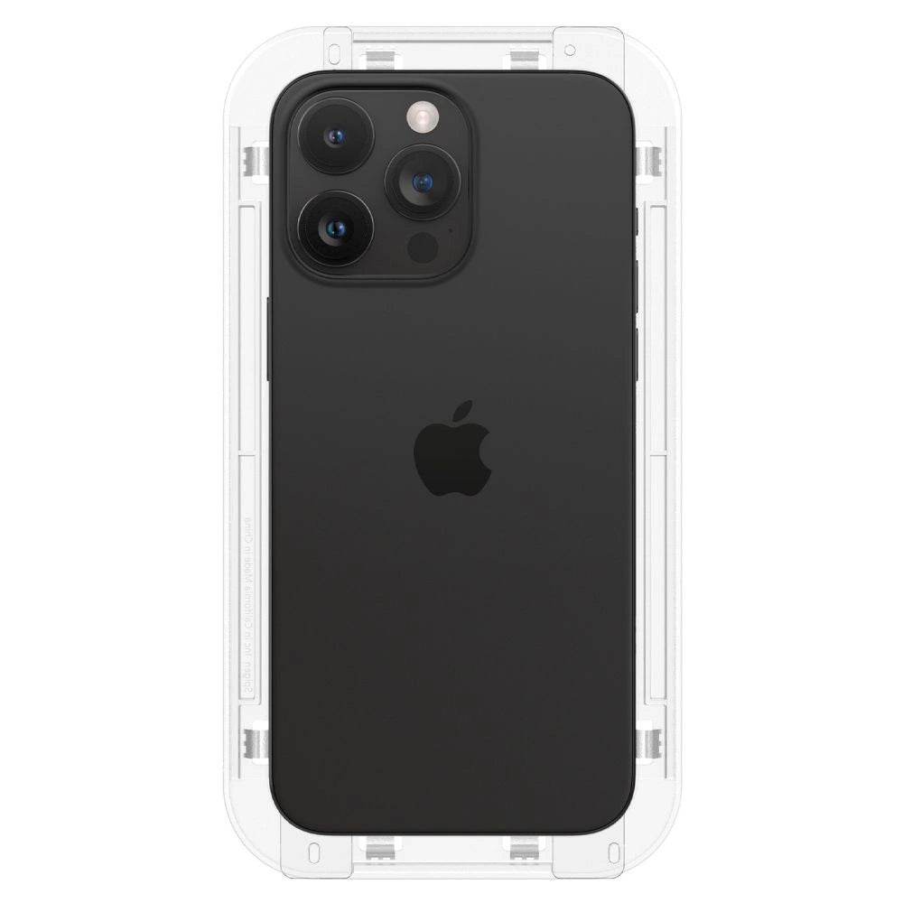 Spigen Glas.tR EZ Fit FC Tempered Glass for iPhone 15 Pro - Black 2 pcs._6
