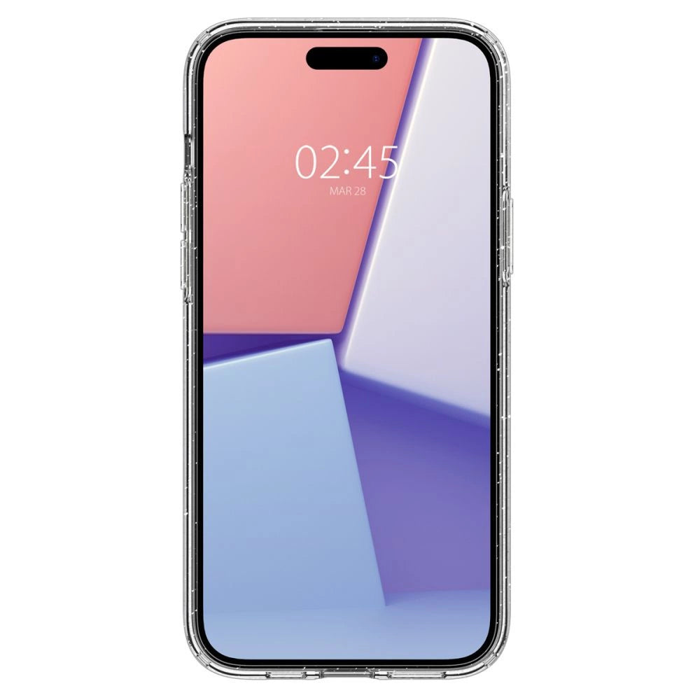 Spigen Liquid Crystal iPhone 15 Plus Case - Clear Glitter_2