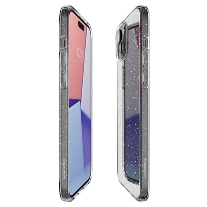 Spigen Liquid Crystal iPhone 15 Plus Case - Clear Glitter_8